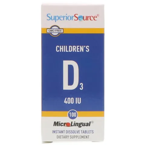 Superior Source Children's Vitamin D3 400 IU - Immune & Bone Support – image 2
