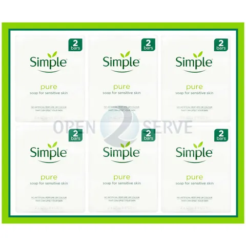 Simple Sensitive Twin Pack Soap 100g – image 3