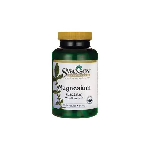 Magnesium Lactate, 84mg - 120 caps – image 3
