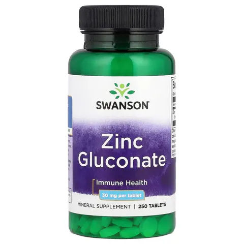 Zinc Gluconate, 30mg - 250 tablets – image 2