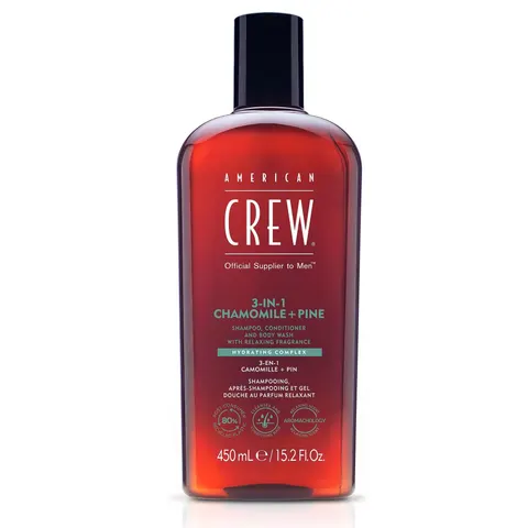 American Crew 3-in-1 Chamomile + Pine Shampoo 450 ml – image 2