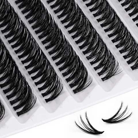 200 Clusters False Eyelashes - Voluminous & Natural Look 0 – image 2