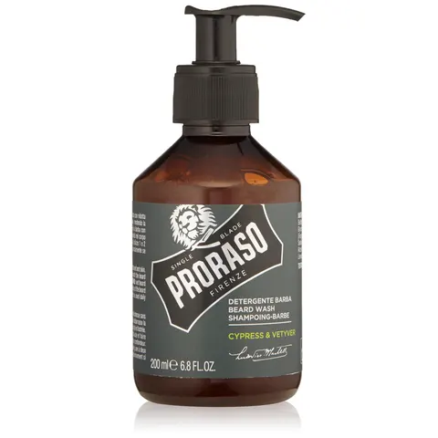 PRORASO Beard Shampoo, 200 ml, Cypress Vetyver – image 2