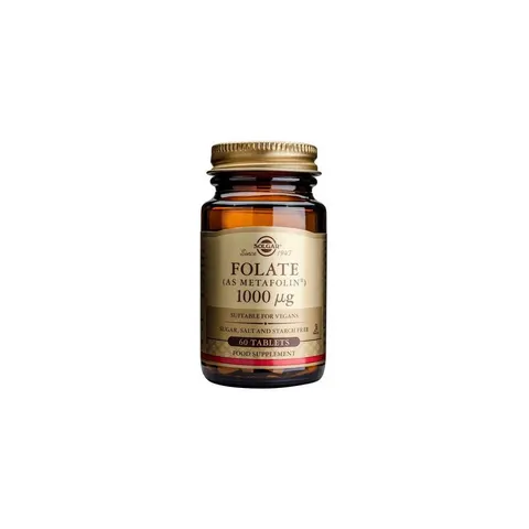 Solgar Folate 1000 mcg 60 tabs – image 2