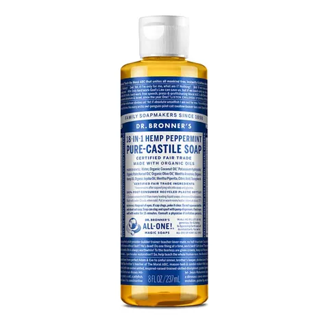 Dr. Bronner's Peppermint Liquid Soap 236 ml – image 2
