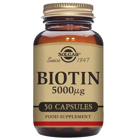 Solgar Biotin 5000µg Vegetable Capsules x 50 – image 2