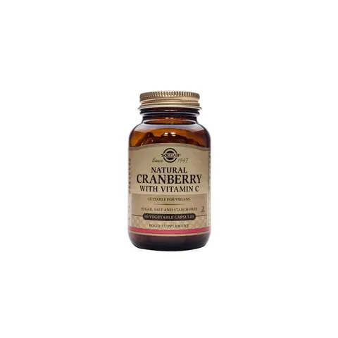 Solgar Cranberry with Ester C Vegetable Capsules, 60 – image 2