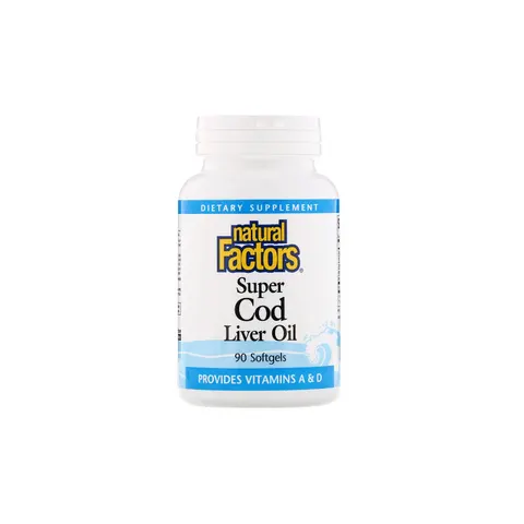 Natural Factors, Super Cod Liver Oil, 90 Softgels – image 2