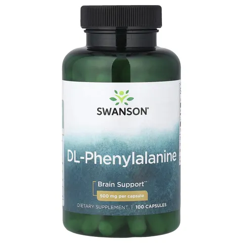 DL-Phenylalanine, 500mg - 100 caps – image 2
