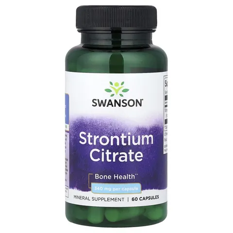Strontium Citrate, 340mg - 60 caps – image 2