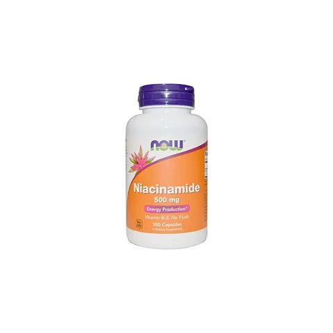 Niacinamide, 500mg - 100 caps – image 3