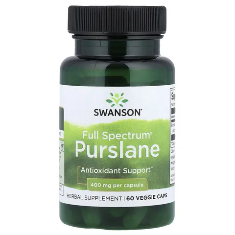 Full Spectrum Purslane, 400mg - 60 vcaps – image 2