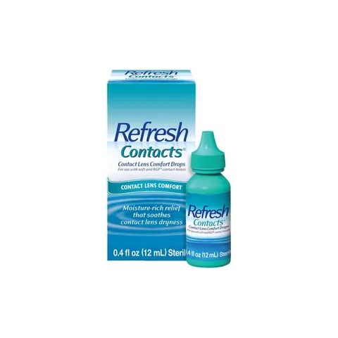 Refresh Contacts Lubricant Eye Drops, 0.4 fl. Oz. – image 2