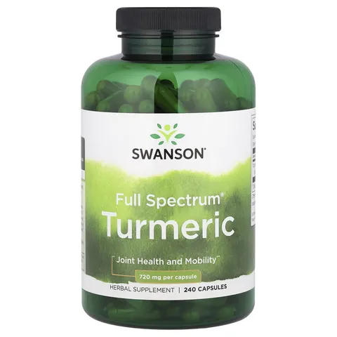 Full Spectrum Turmeric, 720mg - 240 caps – image 2
