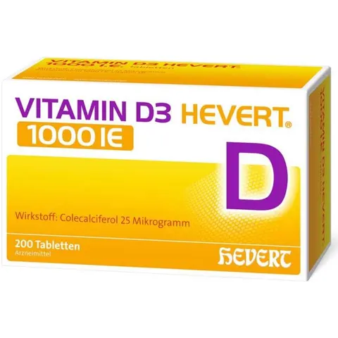 Vitamin D3 Hevert 1000 IU (200 pcs) – Bild 2
