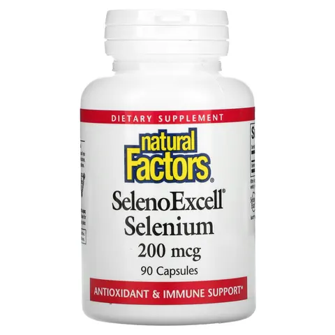 Natural Factors, SelenoExcell, Selenium, 200 mcg, 90 Capsules – image 2
