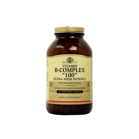 Solgar Vitamin B-Complex 100 — Extra High Potency B-Complex for Vegans, 100 Tablets – image 2