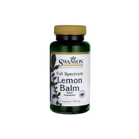 Full Spectrum Lemon Balm, 500mg - 60 caps – image 4