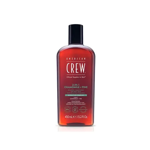 American Crew 3-in-1 Chamomile + Pine Shampoo 450 ml – image 3