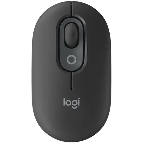 Raton inalambrico logitech pop mouse grafito – imagen 3