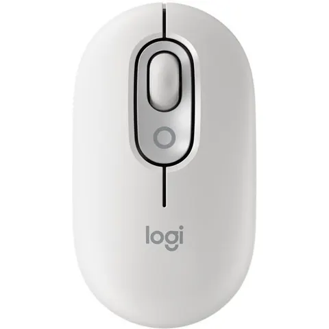 Raton inalambrico logitech pop mouse blanco – imagen 3