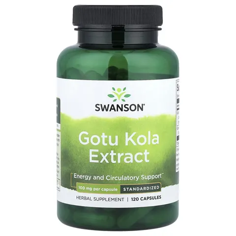 Gotu Kola Extract, 100mg - 120 caps – image 2
