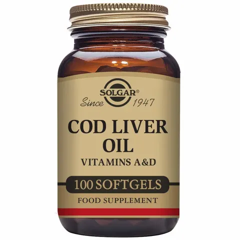 Solgar Cod Liver Oil Softgels 100 Units – image 3