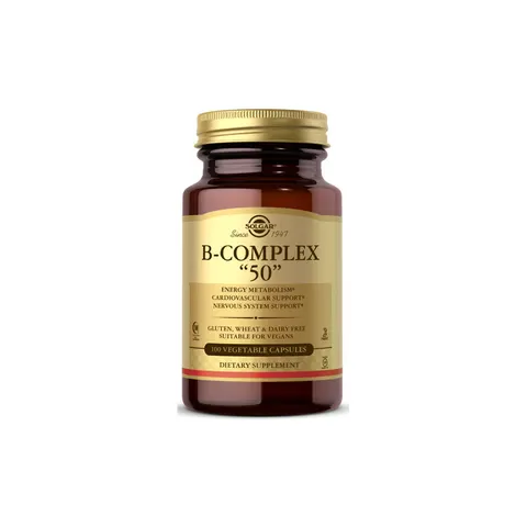 Solgar - Vitamin B Complex 50 High Potency 100VCaps – image 2