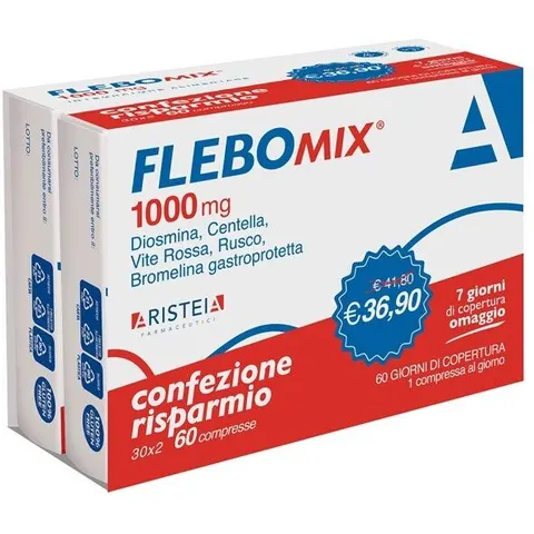 Aristeia Farmaceutici Flebomix 1000mg 60cpr – immagine 2