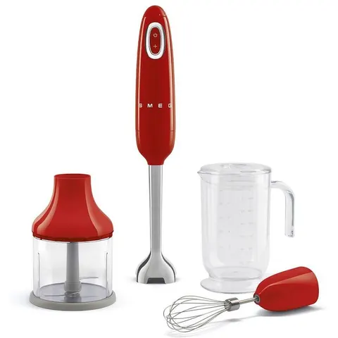 SMEG Frullatore Ad Immersione Hbf03rdeu-rosso – immagine 4