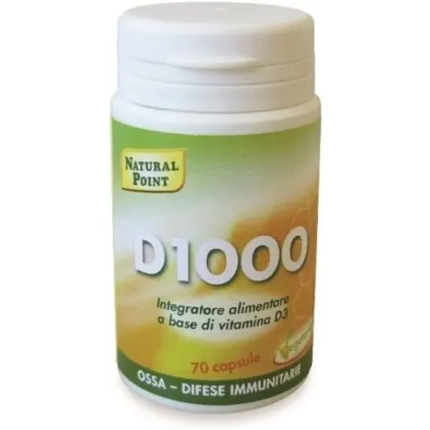 Natural Point D1000 Integratore Vitamina D 70 Capsule – immagine 5