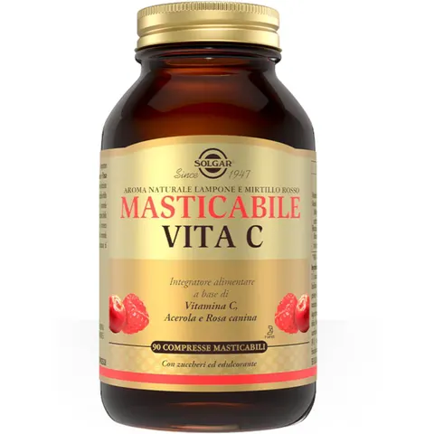 SOLGAR Vita C Masticabile 90 Compresse – immagine 2