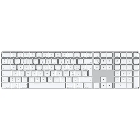 Tastiera computer Apple MXK73T A MAGIC KEYBOARD Touch ID Silver e Whit – immagine 2