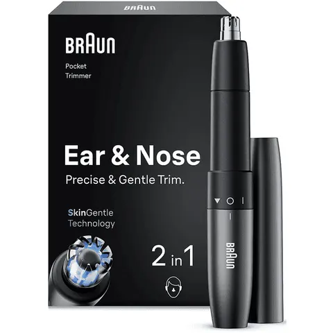 Braun Rifinitore Naso E Orecchie Precision En20-grigio – immagine 3