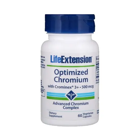 (60 vcaps) Optimized Chromium with Crominex 3+, 500mcg - 60 vcaps – image 2