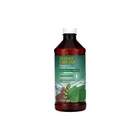 Desert Essence, Prebiotic, Plant-Based Brushing Rinse, Mint, 467ml – image 2