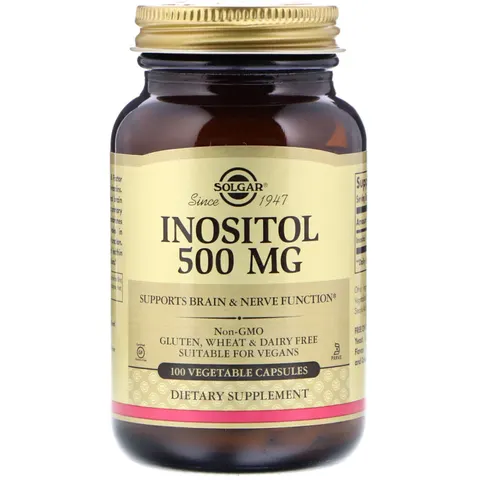 Solgar, Inositol, 500 mg, 100 Vegetable Capsules – image 2
