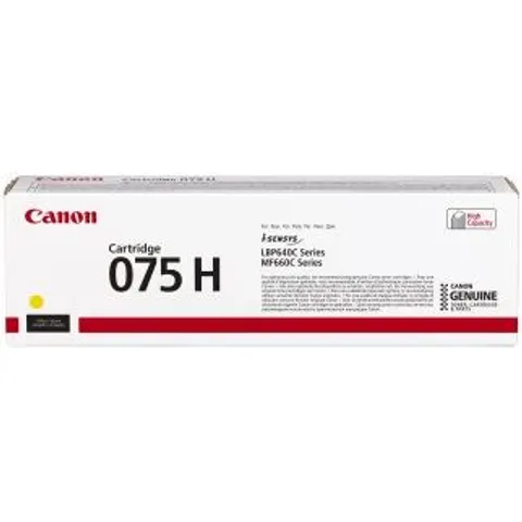 Canon 075 H Original Amarillo – imagen 3