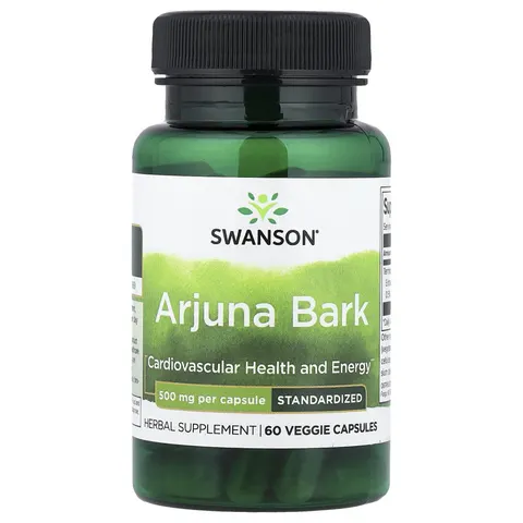 Arjuna Bark, 500mg - 60 vcaps – image 2