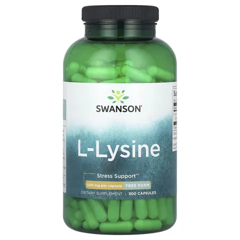 Lysine, 500mg Free-Form - 300 caps – image 2