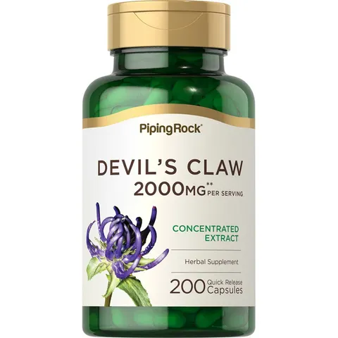 PIPING ROCK Devil's Claw 2000mg Serving - 200 Capsules – image 2