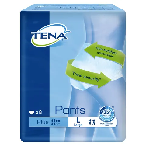 Tena Pants Plus Large, 8 count – image 2