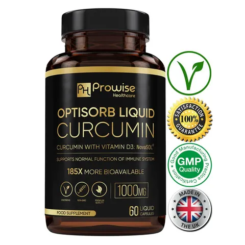 Liquid Curcumin with Vitamin D - 60 Capsules – image 2