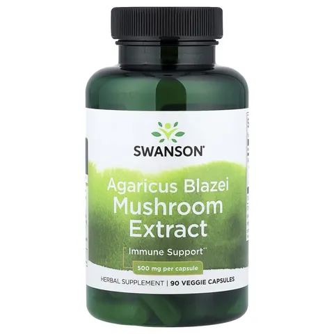 Agaricus Blazei Mushroom Extract, 500mg - 90 vcaps – image 3