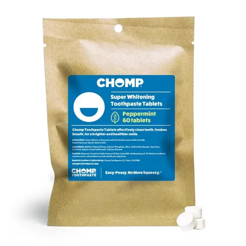 Chomp toothpaste Tablets Refill Peppermint – image 2