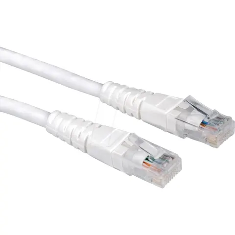 VALUE 21991536 - Cable de interconexiones Cat.6, UTP, blanco, 1 m – imagen 2