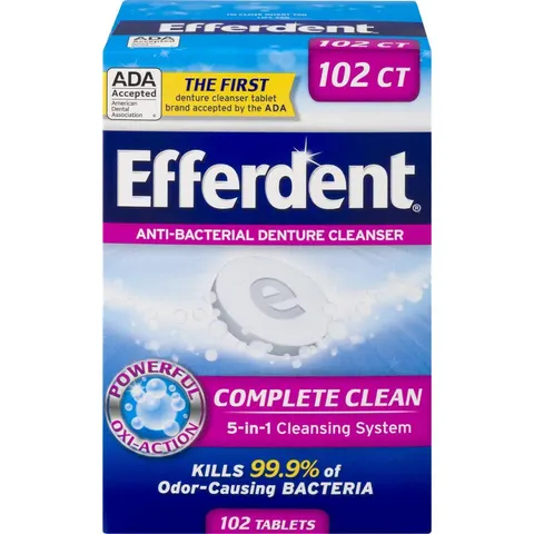 Efferdent Denture Cleaner 90 ct – image 2