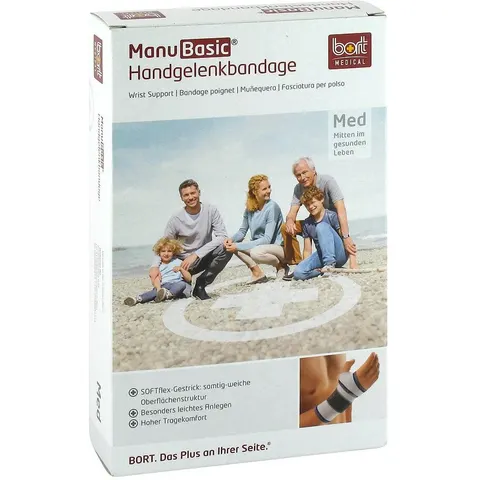 Bort Manubasic Bandage rechts medium silber – Bild 2