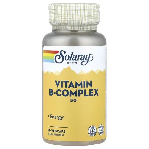 Solaray, Vitamin B-Complex, 50 VegCaps – image 3