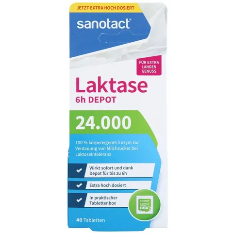 Sanotact Laktase 24.000 Tabletten – Bild 3